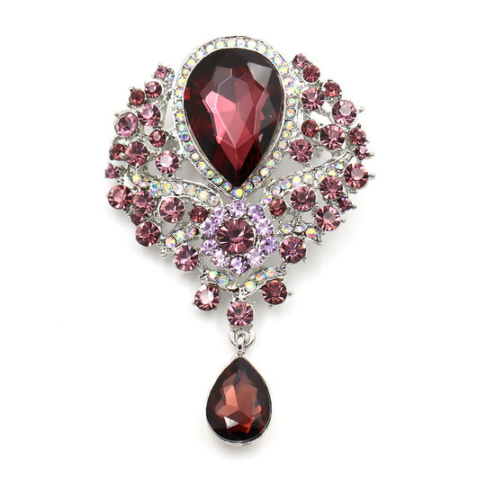 Broche Colgante Aleación con Cristales Brillantes - Image 9