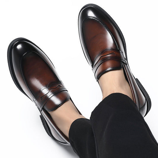 Zapatos de Cuero Premium con Alzada Invisible para Hombre - Elegancia y Confianza - Image 2