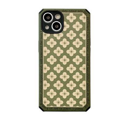 Funda para Celular Retro Flores Verde - Image 5