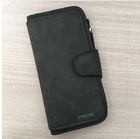 Cartera Larga de Cuero para Mujer - Diseño Premium con Cierre de Broche