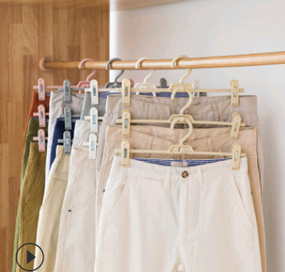 Perchero Retráctil Multifunción para Pantalones con Pinzas Antideslizantes - Image 3