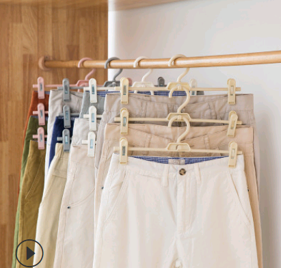 Perchero Retráctil Multifunción para Pantalones con Pinzas Antideslizantes - Image 3