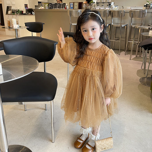 Vestido de Malla Elegante para Niña - Image 4