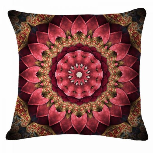 Funda de Almohada con Diseño Mandala - Image 2