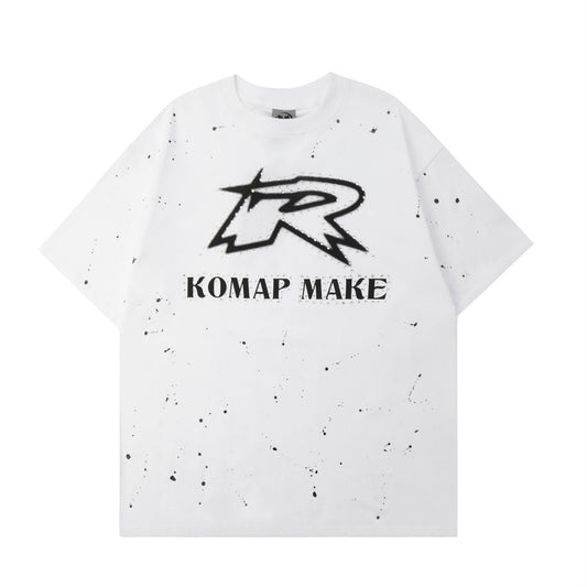 Camiseta Estampada Cielo Estrellado de Manga Corta para Hombre