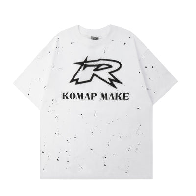 Camiseta Estampada Cielo Estrellado de Manga Corta para Hombre