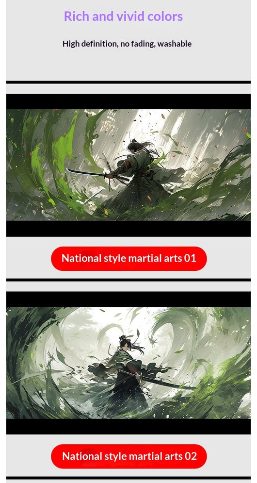 Tapete de Ratón Extragrande Estilo Wuxia Chino - Alfombrilla Gaming Anime para PC - Image 15