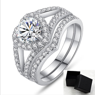 Anillo de Diamante en Forma de Corazón - Image 8