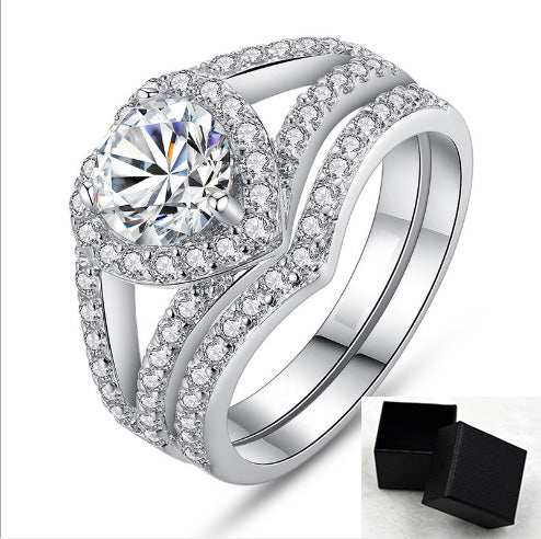 Anillo de Diamante en Forma de Corazón - Image 14