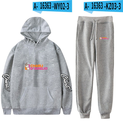 Conjunto Deportivo Estampado con Capucha: Sudadera y Leggings - Image 17