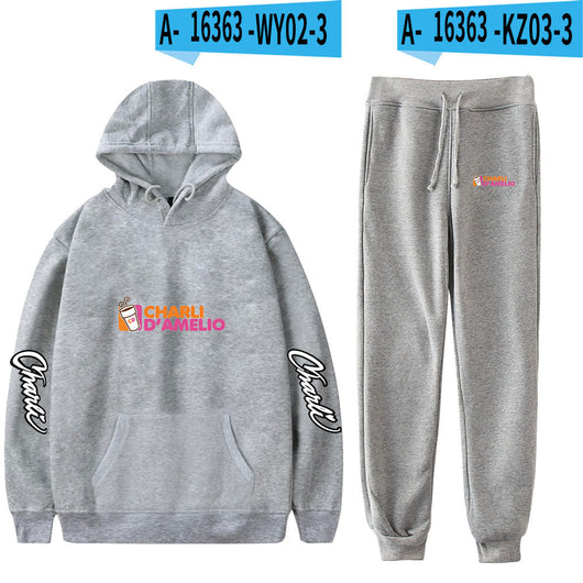 Conjunto Deportivo Estampado con Capucha: Sudadera y Leggings - Image 17