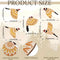 Wooden Bird 5 Piezas As Shown In The Figure