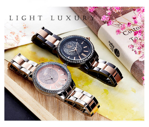 Reloj de Cuarzo para Mujer en Oro Rosado