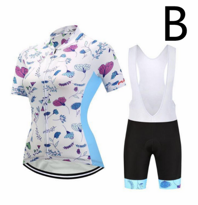 Conjunto de Ciclismo Profesional con Mangas Cortas y Babero - Image 5