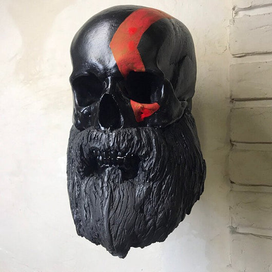 Soporte Decorativo para Casco de Motocicleta con Calavera - Ornamento Artesanal - Image 4