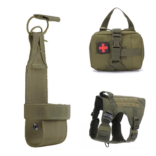 Chaleco Táctico para Perros con Desmontaje Rápido - Ropa de Entrenamiento - Image 33