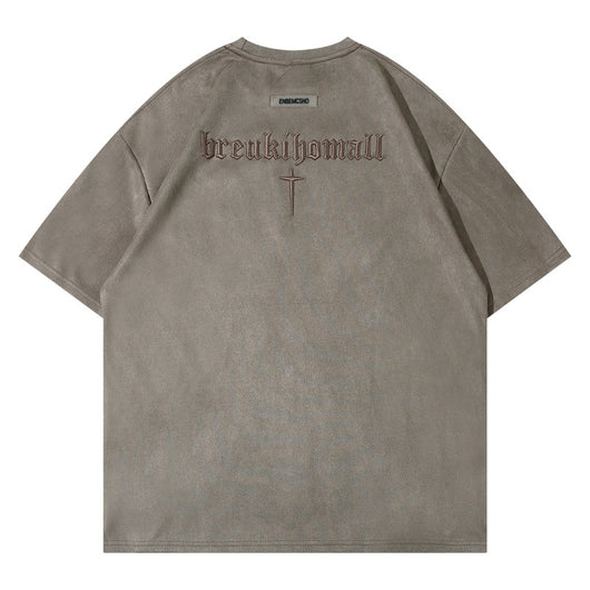 Camiseta Hombre Alfabeto Retro Bordado - Image 2