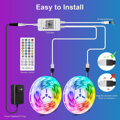 Tira LED RGB Inteligente con Bluetooth y Control por Música - Image 15