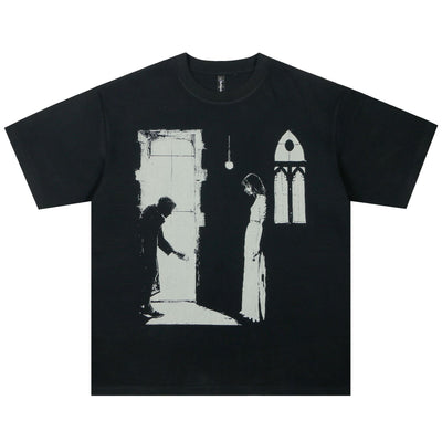 Camiseta Estampada a Mano para Hombre - Diseño Exclusivo