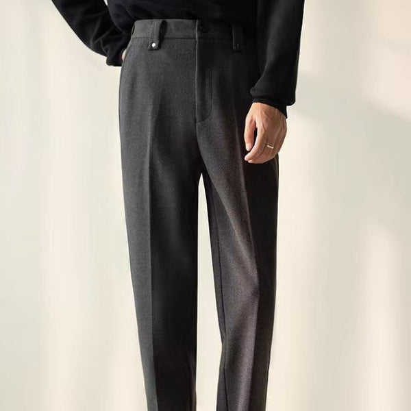 Pantalones de Vestir Casual Rectos para Hombre - Estilo Versátil