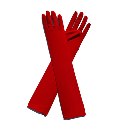 Guantes Elásticos de Seda Láctea para Mujer - Image 19