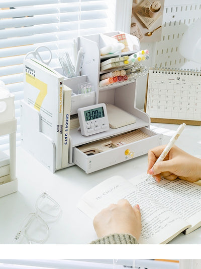 Organizador de Escritorio con Diseño Inclinado para Estudiantes - Image 16