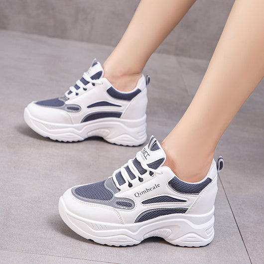Tenis Deportivos con Plantilla Elevadora - Zapatillas Mesh Blancas Comodidad Máxima - Image 5