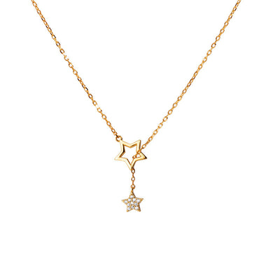 Collar Clavícula con Dije Estrella y Borla - Diseño Minimalista y Elegante - Image 9
