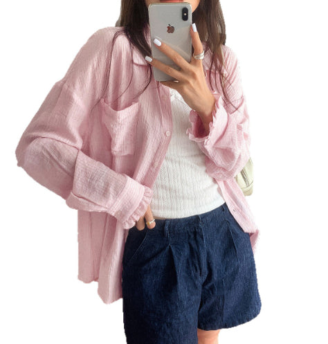 Blusa Casual de Manga Larga con Botones - Mujer - Image 15