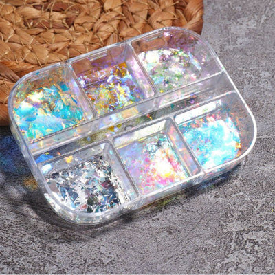 Lentejuelas de Polvo Edelweiss Translúcidas y Reflectantes para Uñas - Image 18