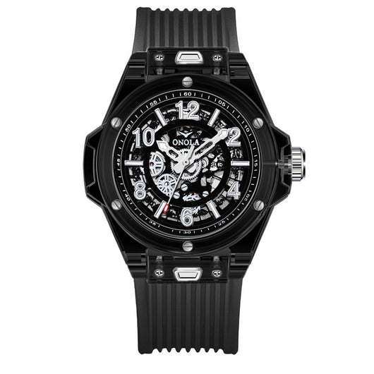 Reloj Automático Mecánico para Hombre Resistente al Agua con Esfera Transparente - Image 12