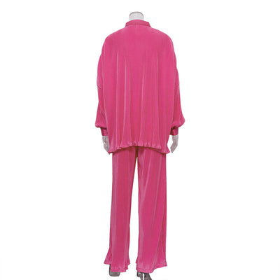 Pantalones Plisados Sueltos Estilo Retro Europeo Americano para Mujer - Image 31