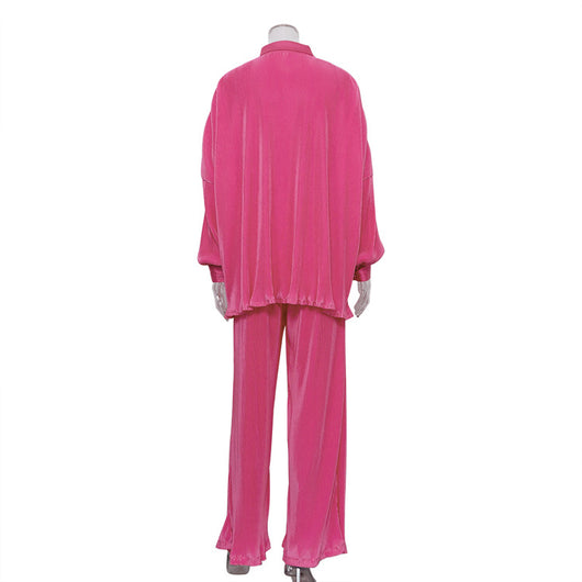 Pantalones Plisados Sueltos Estilo Retro Europeo Americano para Mujer - Image 31