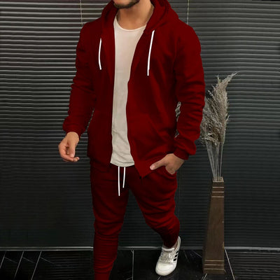 Cardigan con Capucha Casual de Color Sólido para Hombre - Image 12
