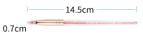 Brocha de Maquillaje Efecto Arenas Movedizas Rosa - Image 18