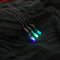 Collar Colgante de Reloj de Arena Cristal Luminoso con Efecto Drift