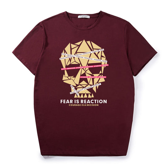 Playera de Calavera Summer Tide para Hombre - Manga Corta - Image 15