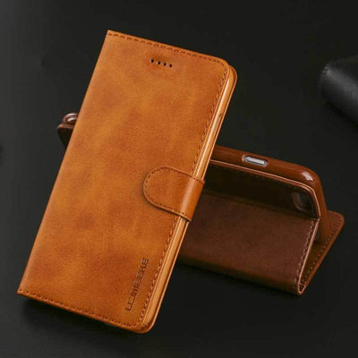 Billetera Retro de Cuero Legítimo con Soporte para Teléfono - Image 5