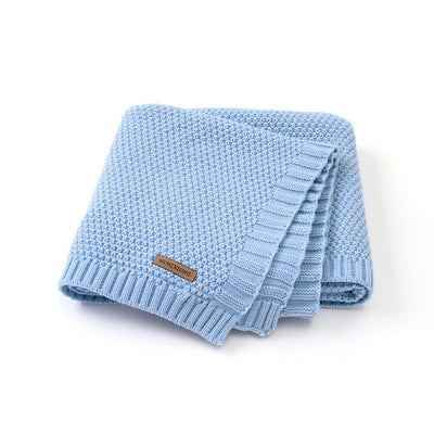 Manta Tejida de Color Sólido para Niños y Niñas - Image 12