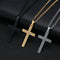 Colgante de Cruz para Hombre | Joyería Clásica de Acero Inoxidable