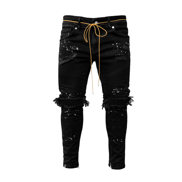 Jeans de Pintor para Hombre con Diseño Artístico
