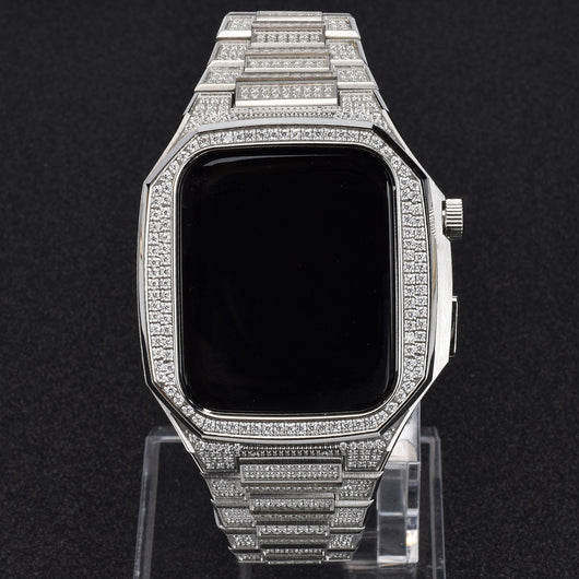 Funda Protectora para Reloj en Acero Inoxidable con Diamantes - Image 2