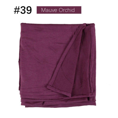 Bufanda de Jersey de Algodón Mercerizado con Puntas Cerradas - Image 44
