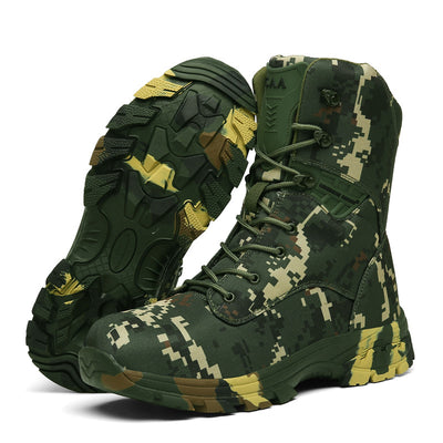 Botas Tácticas Militares Altas de Camuflaje para Hombre - Image 2