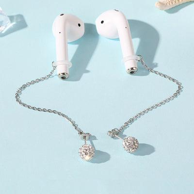 Aretes de Cadena en Plata Esterlina Anti-Presión para los Oídos - Image 12