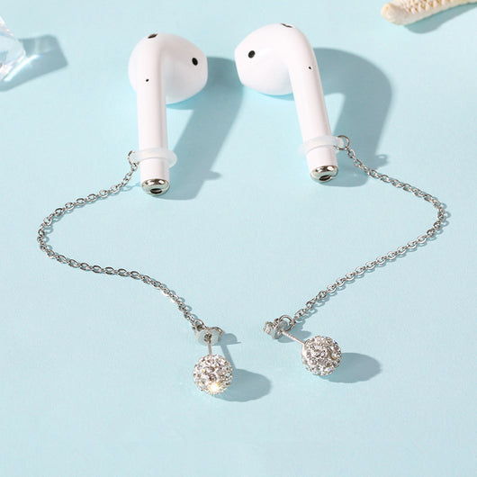 Aretes de Cadena en Plata Esterlina Anti-Presión para los Oídos - Image 12