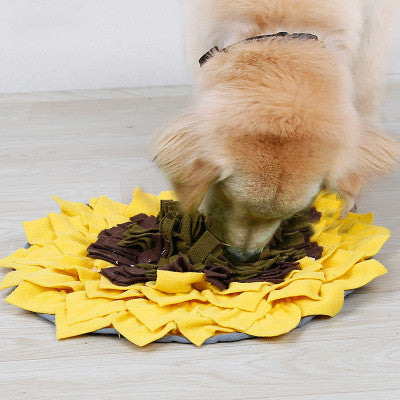 Tapete Interactivo para Perros con Diseño Girasol - Juguete Enriquecedor y Comedero Lento - Image 3