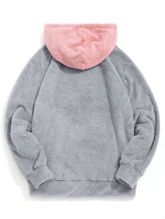 Sudadera con Capucha de Lana de Cordero para Hombre - Image 5
