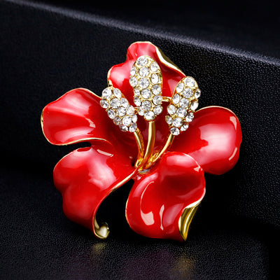 Broche Vintage Rosa Floral Elegante - Image 10