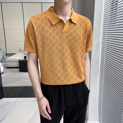 Playera Transpirable Estilo Hong Kong con Cuello Solapa Hueco - Image 4